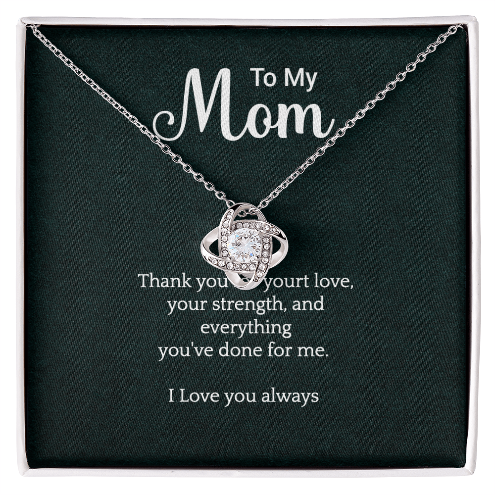 Mum Love knot Necklace
