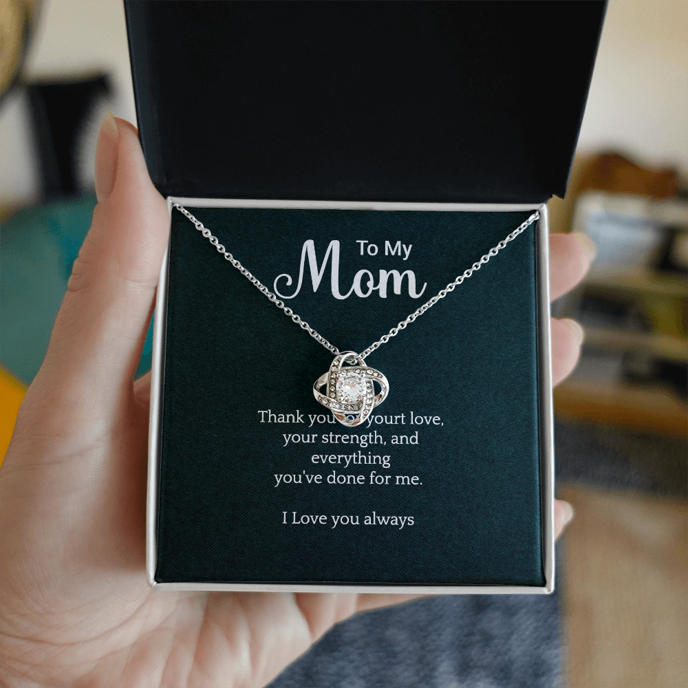 Mum Love knot Necklace