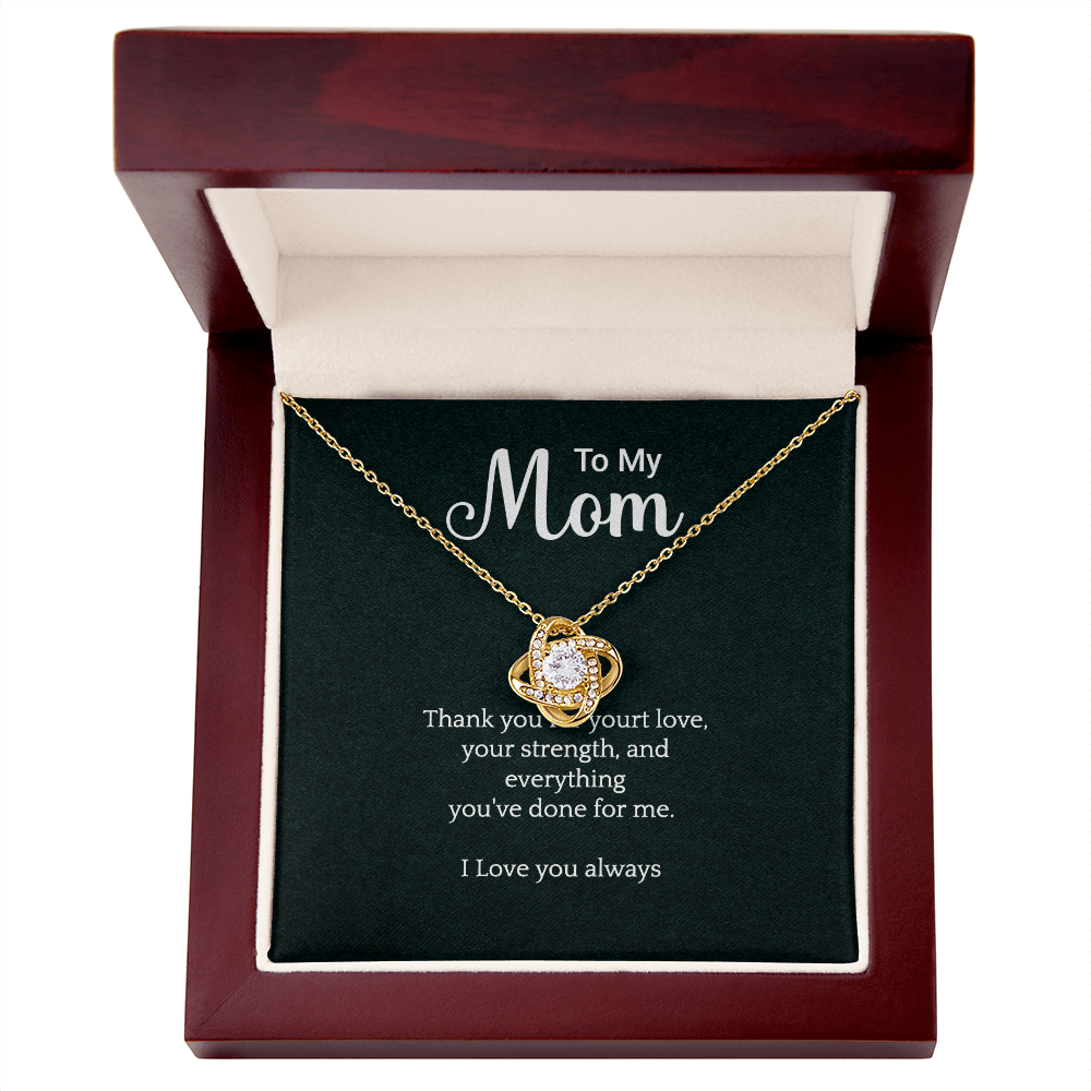 Mum Love knot Necklace